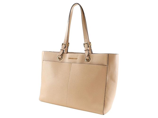 Michael Kors Leder 2way Tote Bag Beige - Ansicht 2