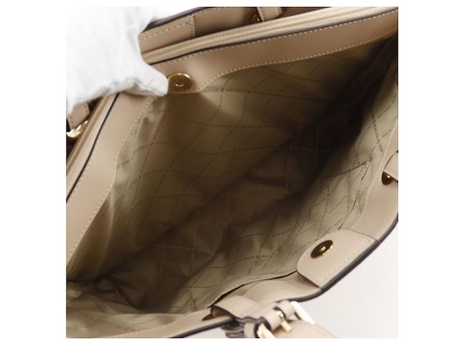 Michael Kors Leder 2way Tote Bag Beige - Ansicht 7