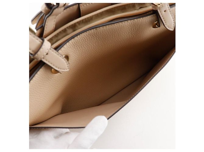 Michael Kors Leder 2way Tote Bag Beige - Ansicht 9