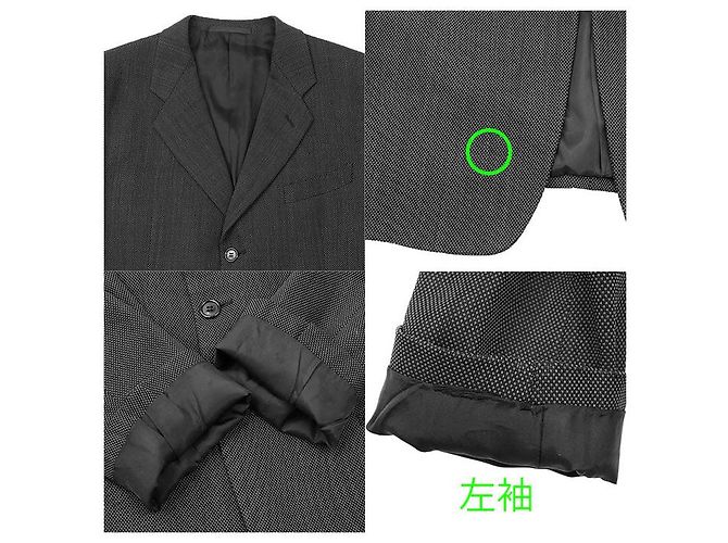 Traje de lana Armani Collezioni Negro - vista 3