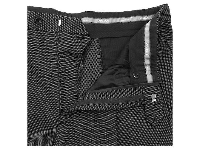 Traje de lana Armani Collezioni Negro - vista 9