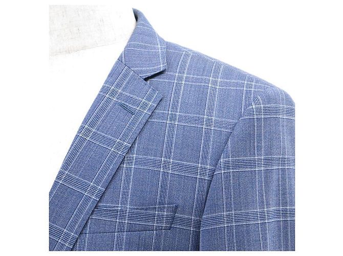 Autre Marque Conjunto de traje de lana Super130s Hugo Boss CARLO BARBERA Azul - vista 11