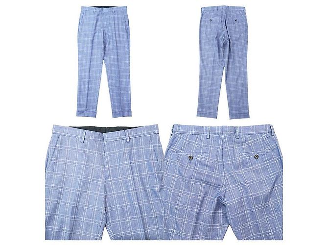 Autre Marque Conjunto de traje de lana Super130s Hugo Boss CARLO BARBERA Azul - vista 7