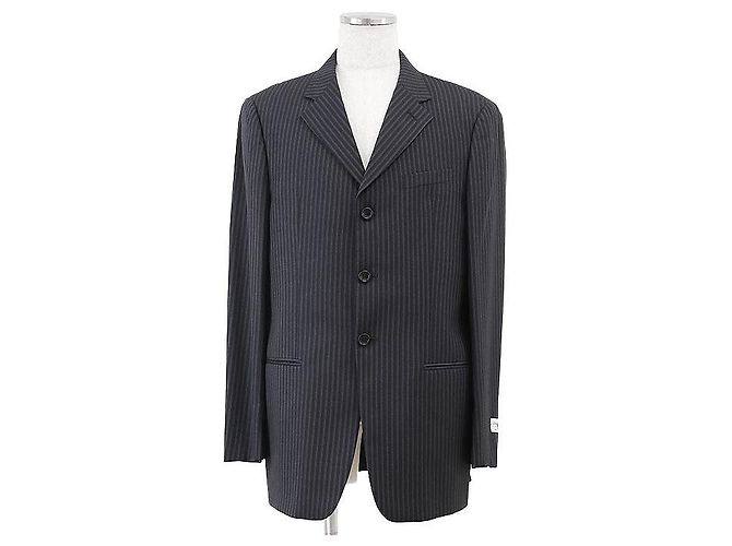 Conjunto de traje de lana Armani Collezioni Azul Azul marino - vista 2