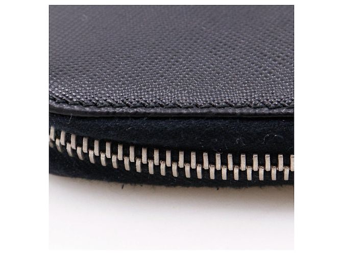 Portafoglio lungo organizer Prada Saffiano Nero - vista 14