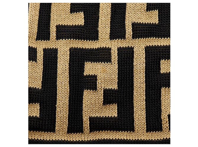 Polo de punto de algodón Zucca de Fendi Castaño - vista 12
