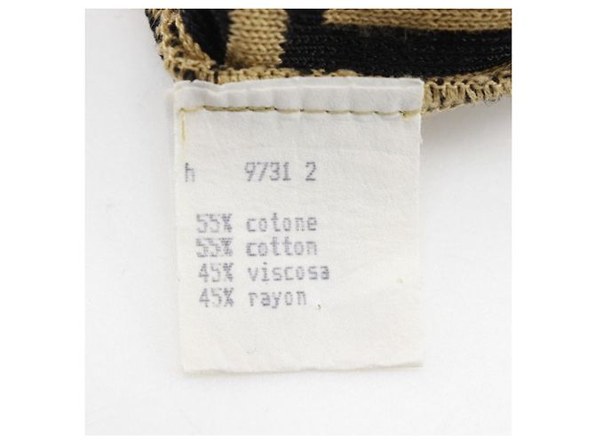 Polo de punto de algodón Zucca de Fendi Castaño - vista 14