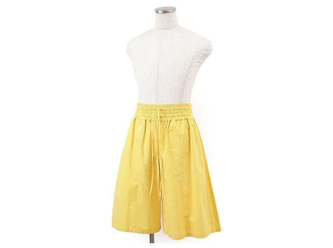 Shorts de algodón Jil Sander Amarillo - vista 3