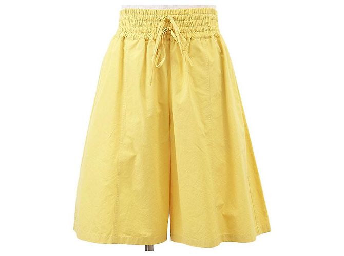 Shorts de algodón Jil Sander Amarillo - vista 4