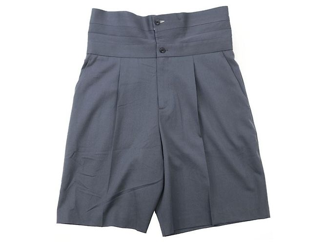 Shorts Dior 100% lã virgem Marrom - vista 18