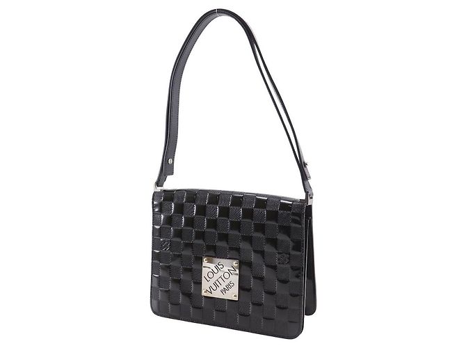 Borsa a tracolla 2way Louis Vuitton Cabas Cabaret Vernis Nero - vista 2
