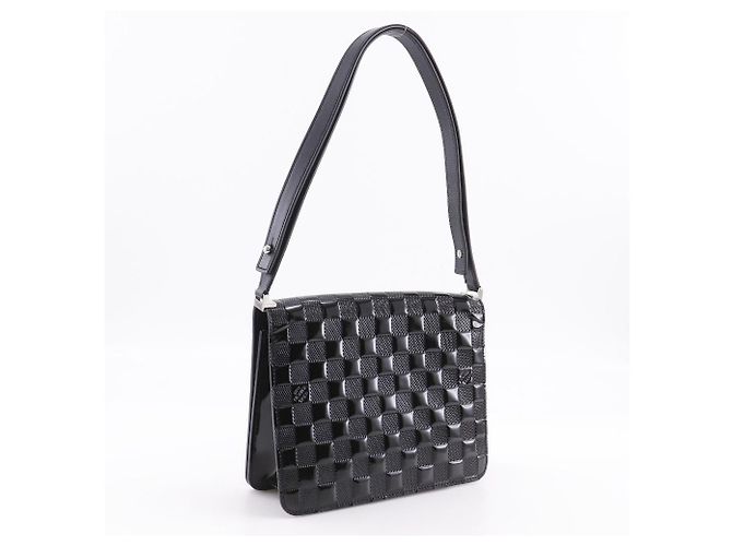 Borsa a tracolla 2way Louis Vuitton Cabas Cabaret Vernis Nero - vista 3