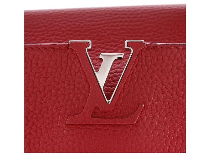 Borsa 2way Louis Vuitton Capucines BB Taurillon Rosso - vista 15