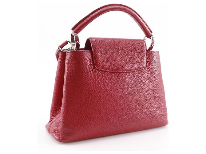 Borsa 2way Louis Vuitton Capucines BB Taurillon Rosso - vista 3