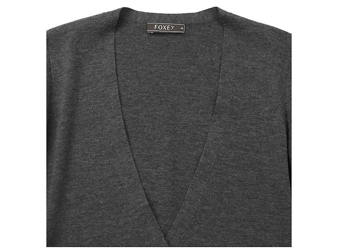 Autre Marque Foxey Wollstrickjacke Braun - Ansicht 9