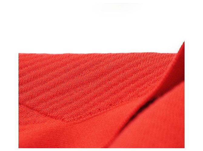 Wollstrickjacke mit geprägtem Louis Vuitton Logo Rot - Ansicht 11