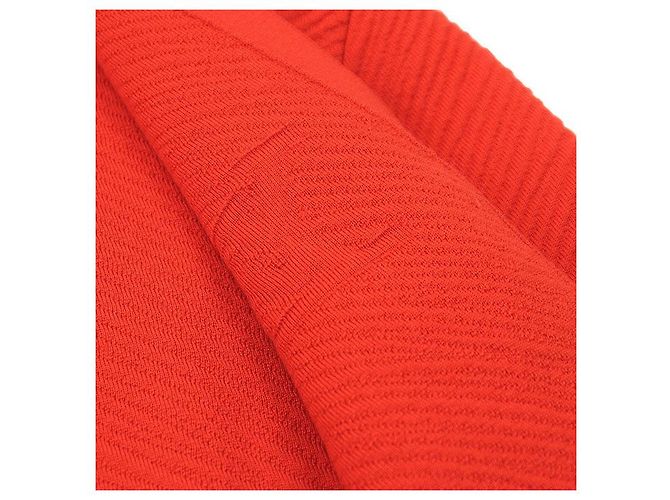 Wollstrickjacke mit geprägtem Louis Vuitton Logo Rot - Ansicht 12