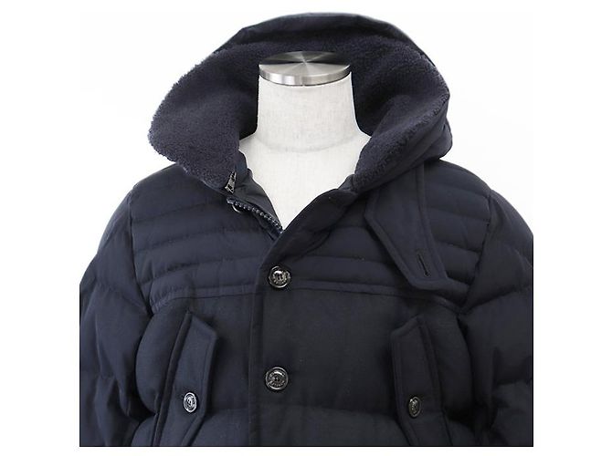 Chaqueta de lana Moncler FLOBERT Azul Azul marino - vista 12