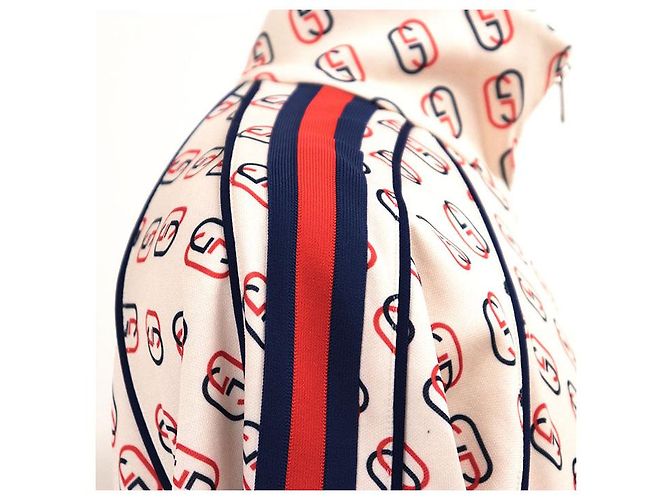Chaqueta Gucci GG Interlocking Monogram de poliéster y algodón Beige - vista 13