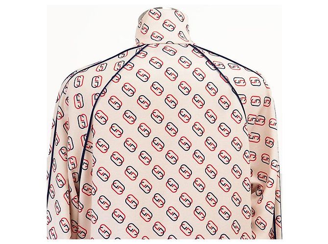 Chaqueta Gucci GG Interlocking Monogram de poliéster y algodón Beige - vista 14