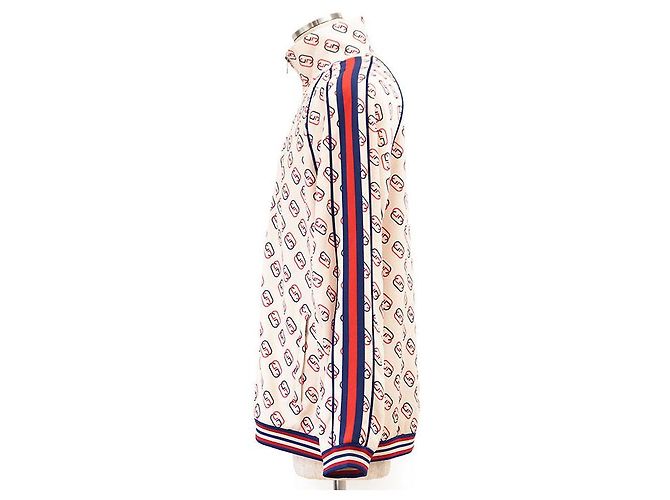 Chaqueta Gucci GG Interlocking Monogram de poliéster y algodón Beige - vista 5