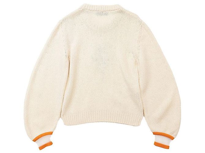 Fendi Kaschmir-Strickpullover mit Marderstickerei Roh - Ansicht 6