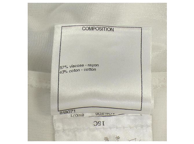 Camiseta Chanel Blanco - vista 3