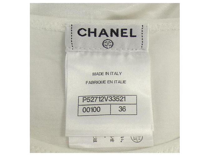 Camiseta Chanel Blanco - vista 4