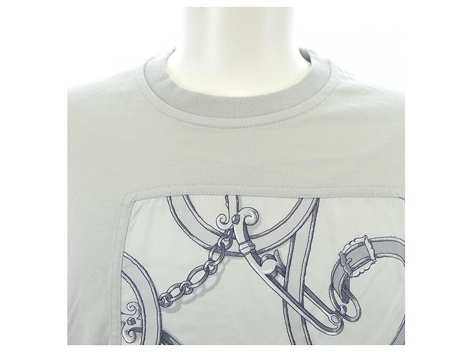 Hermès T-Shirt Baumwoll-T-Shirt M Braun - Ansicht 5