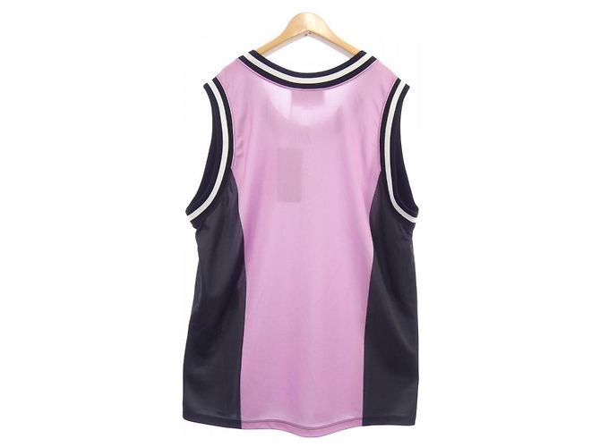 Top de tirantes de algodón Gucci Negro Rosa - vista 2
