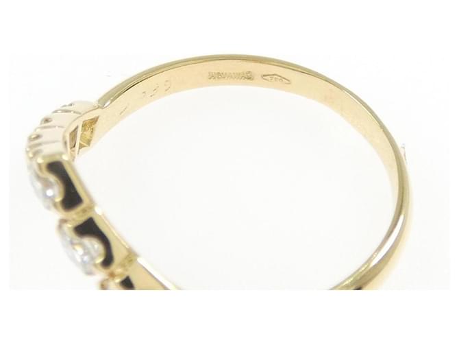 Autre Marque Moard Au750 Diamond Ring Ring Golden - Ansicht 4