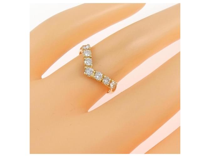 Autre Marque Moard Au750 Diamond Ring Ring Golden - Ansicht 5