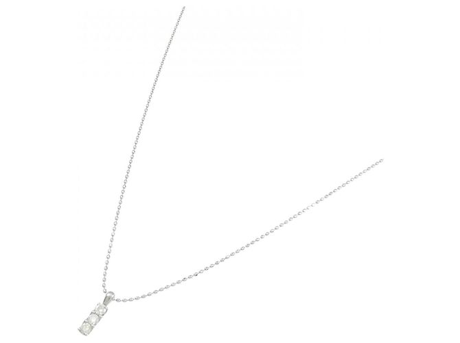 Autre Marque Collana di Diamanti PT900/PT850 Argento - vista 2