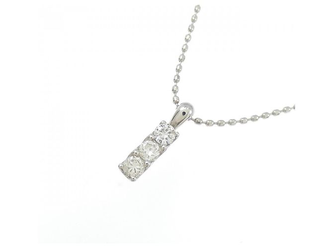 Autre Marque Collana di Diamanti PT900/PT850 Argento - vista 3