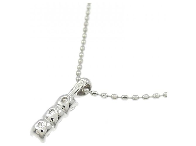 Autre Marque Collana di Diamanti PT900/PT850 Argento - vista 4