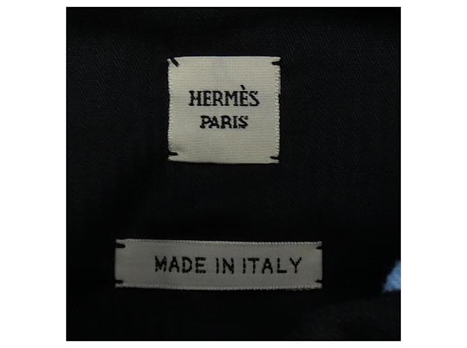 Hermès Hermes Kleid Schwarz Weiß Blau - Ansicht 4