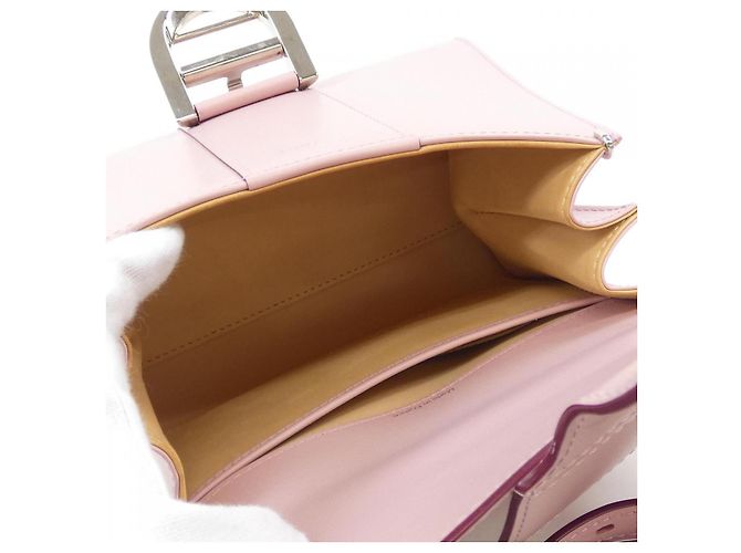 Borsa mini in pelle Delvaux Brillant Rosa - vista 7