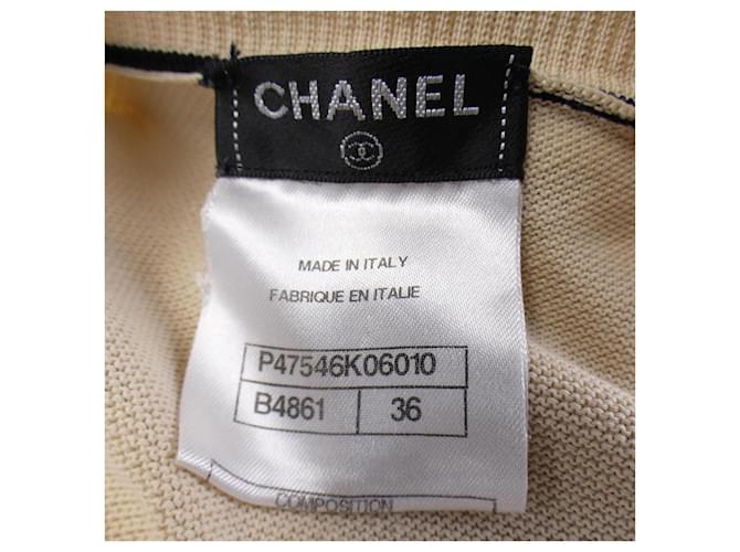 Tops Chanel Beige - vista 4