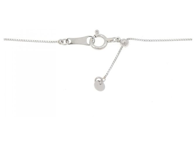 Autre Marque Collier en forme de fer à cheval avec diamants en PT900 PT850 Argenté - vue 5