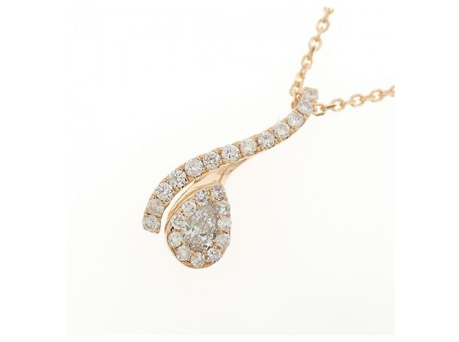 Autre Marque Collana con Diamanti Au750 Rosa - vista 3