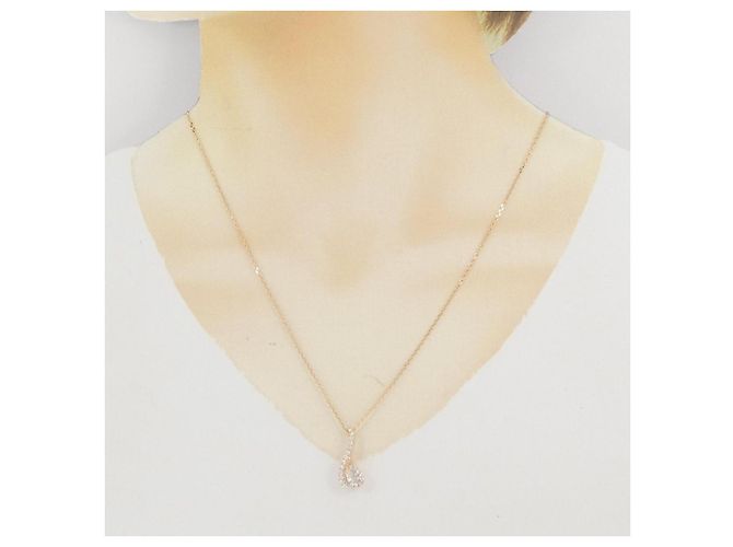 Autre Marque Collana con Diamanti Au750 Rosa - vista 6