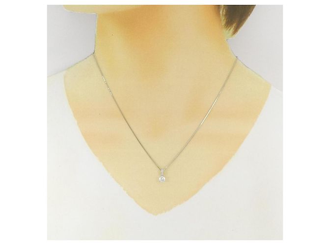 Autre Marque Collana in platino e diamanti Argento - vista 6