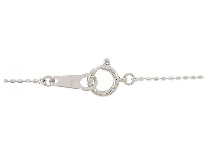 Autre Marque Collana a Trifoglio in Platino e Diamanti Argento - vista 5