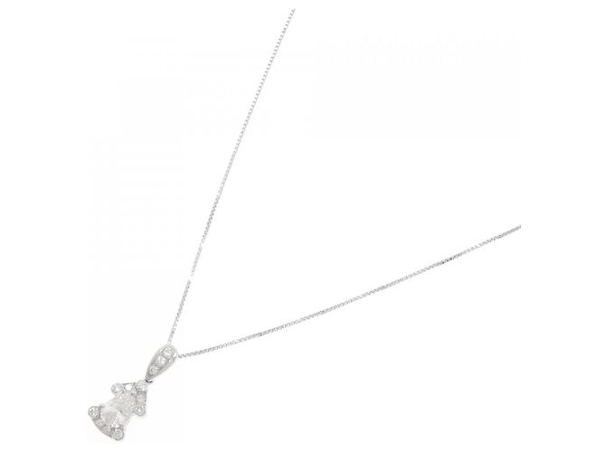 Autre Marque Collana in oro bianco Au750 e diamanti Argento - vista 2