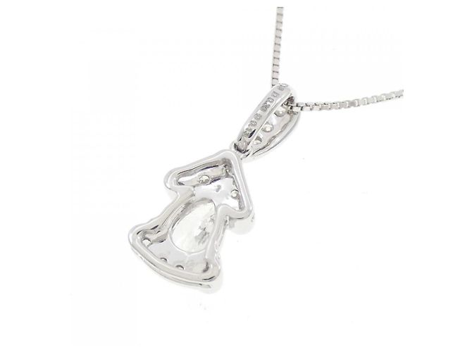 Autre Marque Collana in oro bianco Au750 e diamanti Argento - vista 4