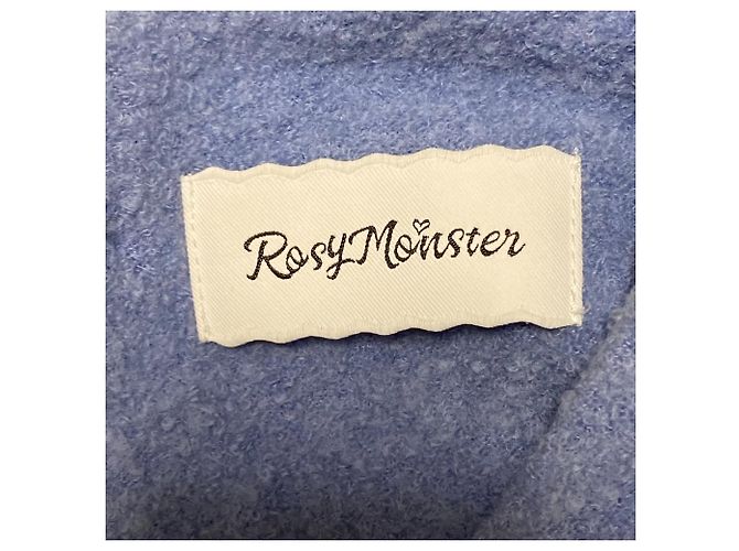 Autre Marque Abito in maglia bouclé RosyMonster Blu - vista 4