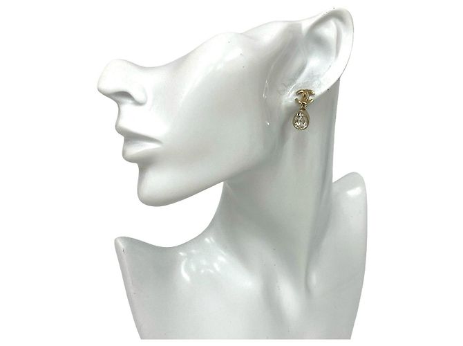 Pendientes Chanel Coco Mark Dorado - vista 2