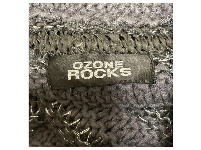 Autre Marque OZONE ROCKS Strickjacke aus Mischgewebe Braun - Ansicht 4