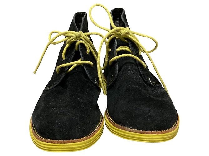 Autre Marque Cole Haan LunarGrand Wildleder Chukka Boots Schwarz - Ansicht 2