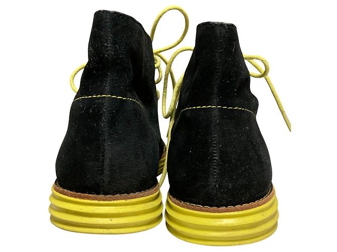 Autre Marque Cole Haan LunarGrand Wildleder Chukka Boots Schwarz - Ansicht 3